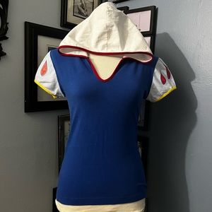 Rare 90’s Snow White Top Vintage Rave Y2K Top Halloween  Dress Up